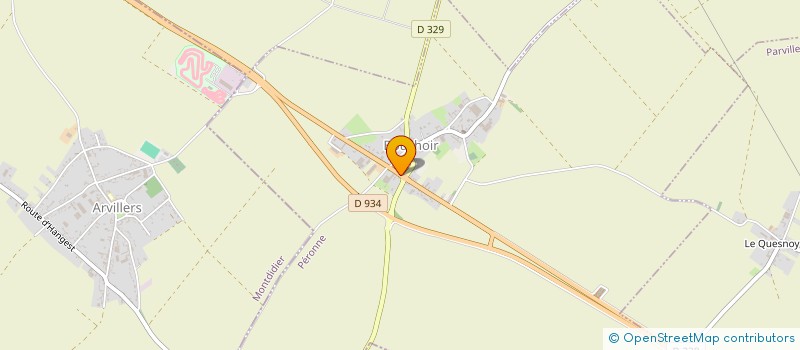 localisation de l'entreprise MONSIEUR PASCAL BAUER  PROISY