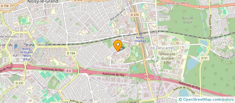 localisation de l'entreprise MONSIEUR PASCAL BAYLON ETOUNDI OWONA  NOISY-LE-GRAND