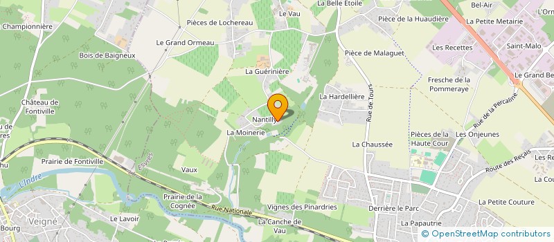 localisation de l'entreprise MONSIEUR PASCAL BAZENANT  ESVRES