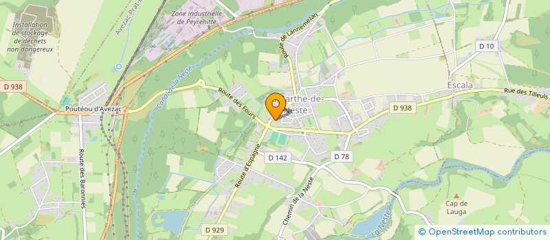 localisation de l'entreprise MONSIEUR PASCAL BAZERQUE  LA BARTHE-DE-NESTE