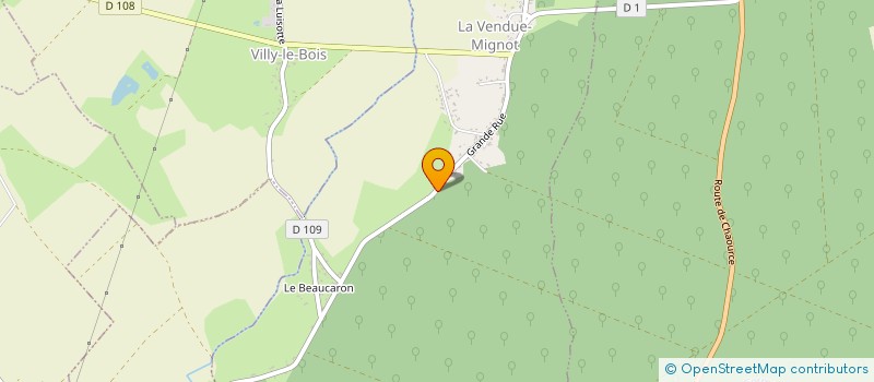 localisation de l'entreprise MONSIEUR PASCAL BAZIN  VILLY-LE-MARECHAL