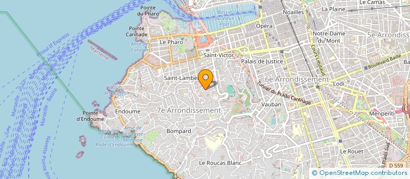localisation de l'entreprise MONSIEUR PASCAL BAZIRE à MARSEILLE