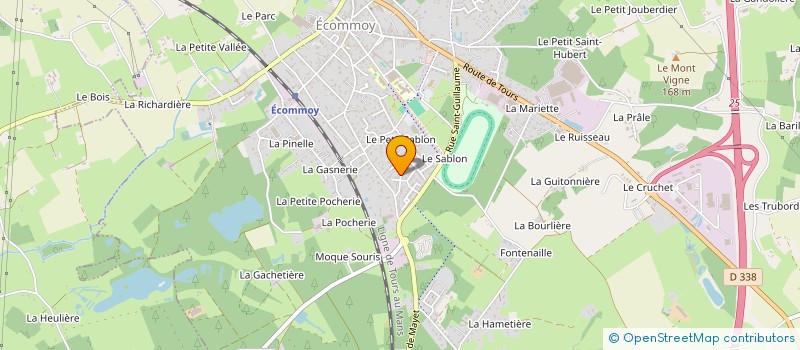 localisation de l'entreprise MONSIEUR PASCAL BEATRIX  SAINT MARS D OUTILLE