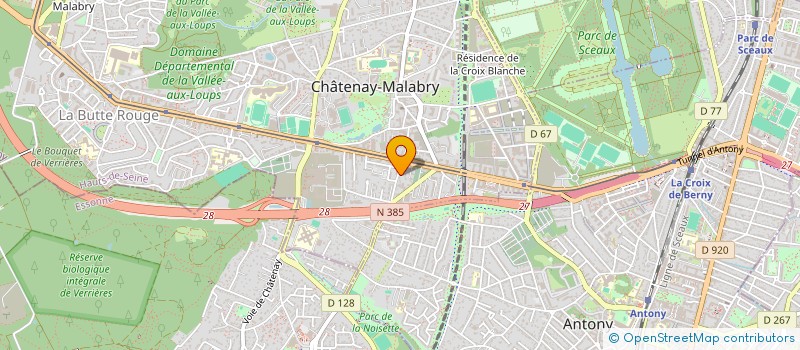 localisation de l'entreprise MONSIEUR PASCAL BEAUDET  CHATENAY-MALABRY