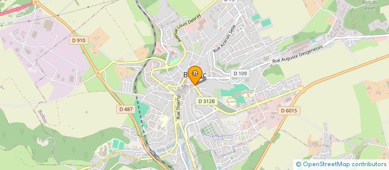 localisation de l'entreprise MONSIEUR PASCAL BEAUDOIN  BOLBEC