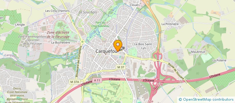 localisation de l'entreprise MONSIEUR PASCAL BEAUGRAND à CARQUEFOU