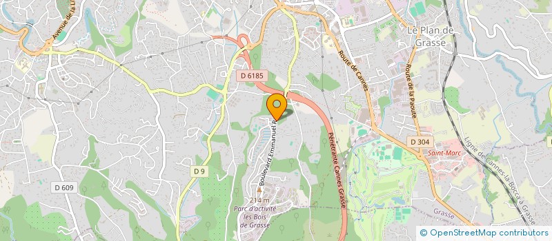 localisation de l'entreprise MONSIEUR PASCAL BEAULIEU  GRASSE