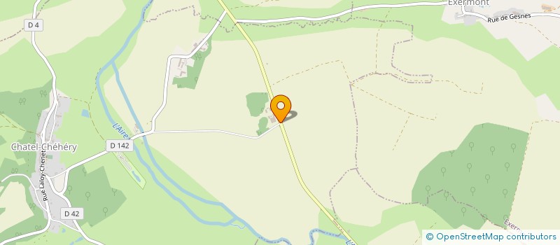 localisation de l'entreprise MONSIEUR PASCAL BECHARD  CHATEL-CHEHERY