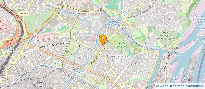 localisation de l'entreprise MONSIEUR PASCAL BECHLER à STRASBOURG