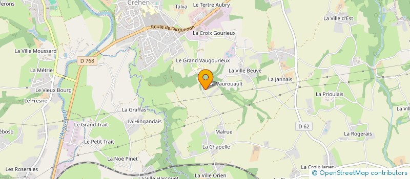 localisation de l'entreprise MONSIEUR PASCAL BEDFERT  CREHEN