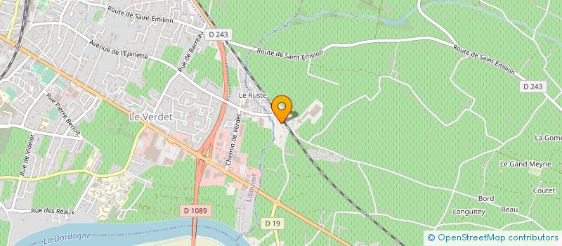 localisation de l'entreprise MONSIEUR PASCAL BEINAT  SAINT-EMILION