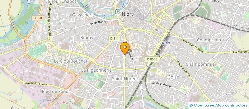 localisation de l'entreprise MONSIEUR PASCAL BELAUD à NIORT