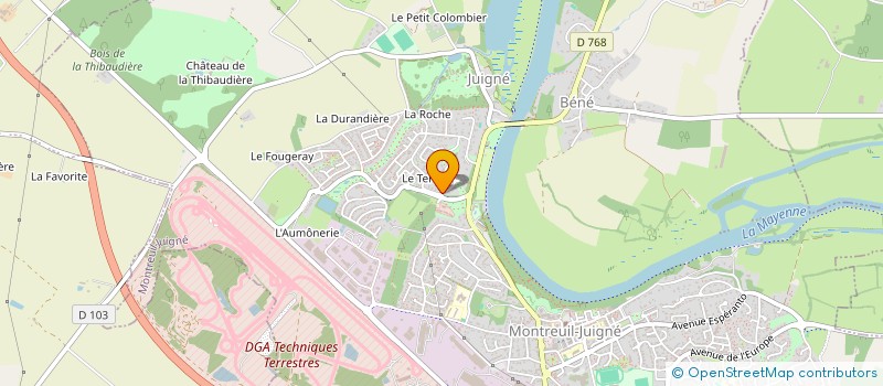 localisation de l'entreprise MONSIEUR PASCAL BELHACHE à MONTREUIL-JUIGNE