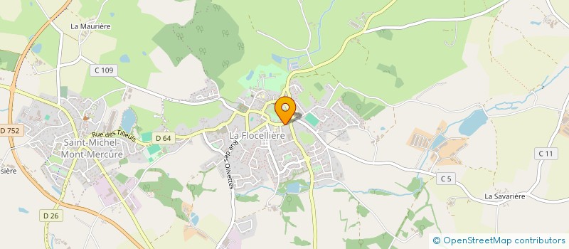 localisation de l'entreprise MONSIEUR PASCAL BELLANGER  SEVREMONT