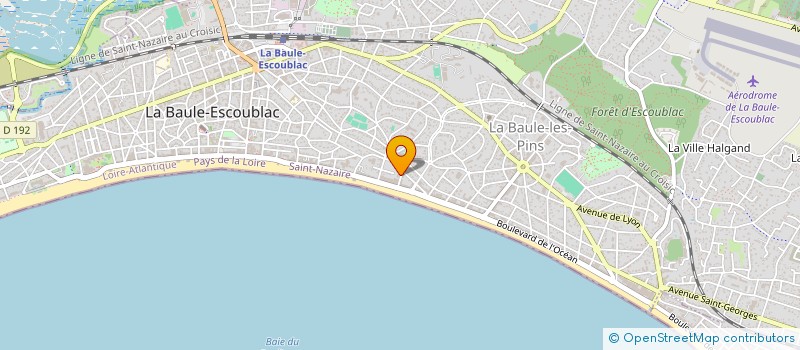 localisation de l'entreprise MONSIEUR PASCAL BELLAVOIR à LA BAULE-ESCOUBLAC