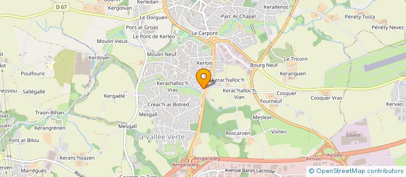 localisation de l'entreprise MONSIEUR PASCAL BELLEC à GOUESNOU