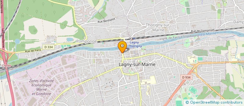localisation de l'entreprise MONSIEUR PASCAL BELLET à LAGNY-SUR-MARNE