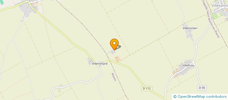 localisation de l'entreprise MONSIEUR PASCAL BELLIER  LA CHAPELLE-SAINT-MARTIN-EN-PLAINE