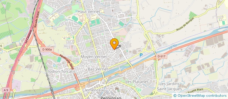 localisation de l'entreprise MONSIEUR PASCAL BELMAAZIZ  PERPIGNAN