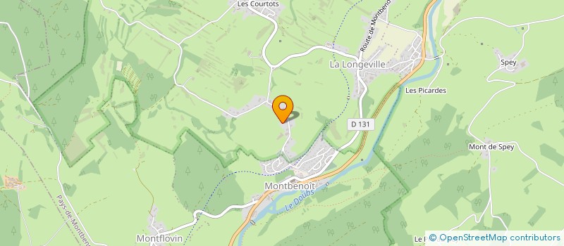 localisation de l'entreprise MONSIEUR PASCAL BELOT  LA LONGEVILLE