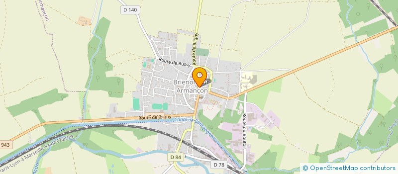 localisation de l'entreprise MONSIEUR PASCAL BENA à BRIENON-SUR-ARMANCON