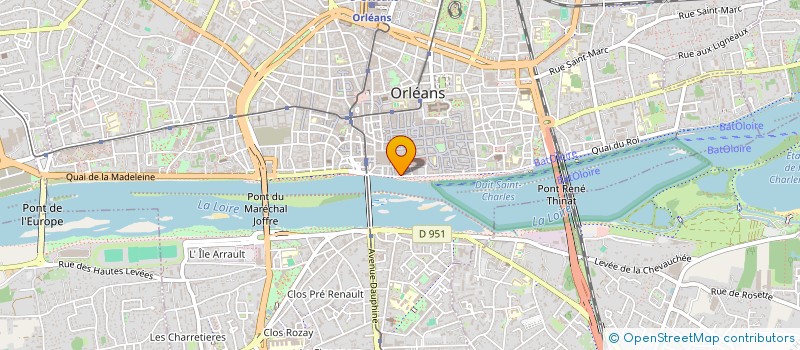 localisation de l'entreprise MONSIEUR PASCAL BENARD  ORLEANS
