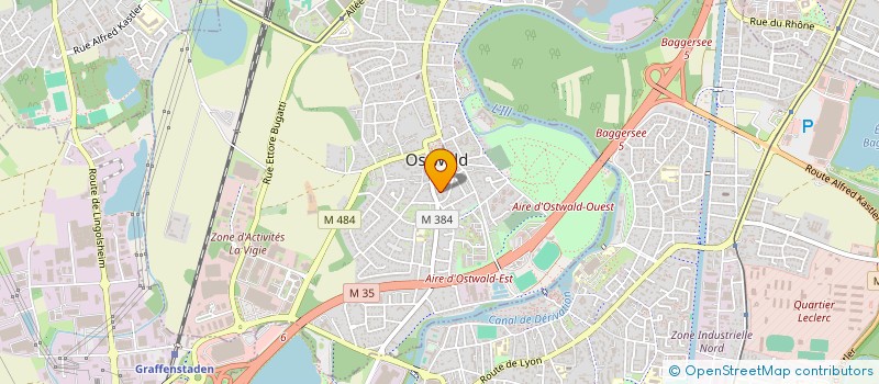 localisation de l'entreprise MONSIEUR PASCAL BENGEL  OSTWALD