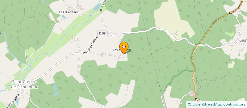 localisation de l'entreprise MONSIEUR PASCAL BENHAMOU  BRANTOME EN PERIGORD