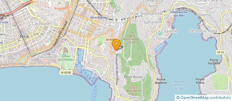 localisation de l'entreprise MONSIEUR PASCAL BENOIST à NICE