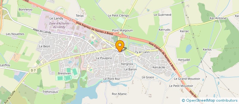 localisation de l'entreprise MONSIEUR PASCAL BENOIT  THEIX-NOYALO