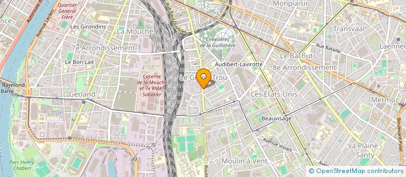 localisation de l'entreprise MONSIEUR PASCAL BENVENUTO à LYON