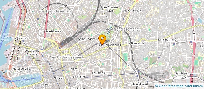 localisation de l'entreprise MONSIEUR PASCAL BERCIER à MARSEILLE