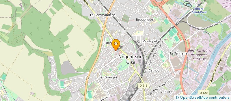 localisation de l'entreprise MONSIEUR PASCAL BERDON à NOGENT SUR OISE