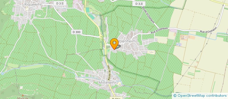 localisation de l'entreprise MONSIEUR PASCAL BERGER  BEBLENHEIM