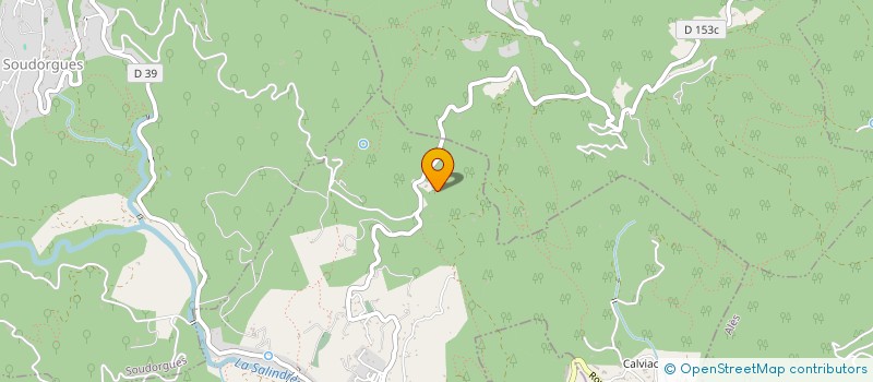 localisation de l'entreprise MONSIEUR PASCAL BERGER  SOUDORGUES