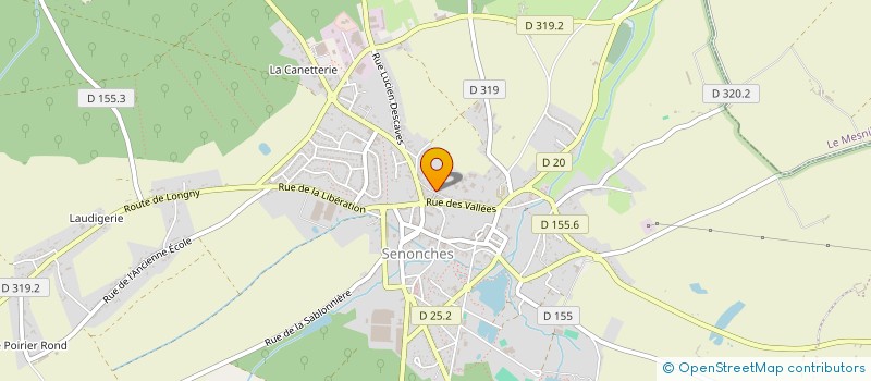 localisation de l'entreprise MONSIEUR PASCAL BERGOUNIOUX à SENONCHES