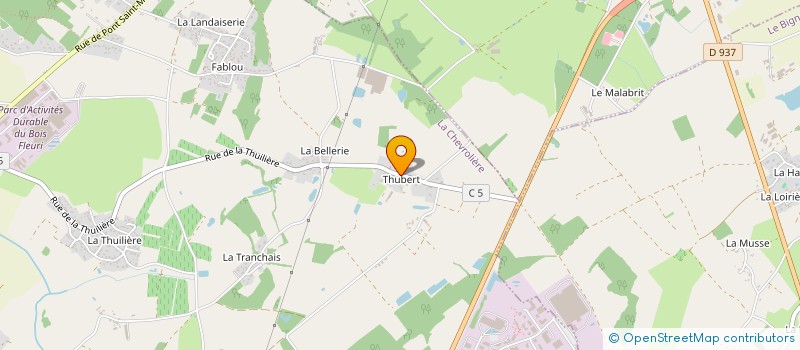 localisation de l'entreprise MONSIEUR PASCAL BERMOND-GONNET  LA CHEVROLIERE