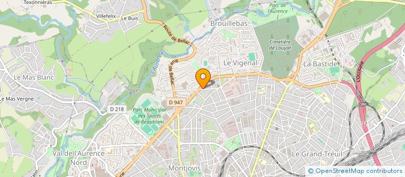 localisation de l'entreprise MONSIEUR PASCAL BERMUDEZ à LIMOGES