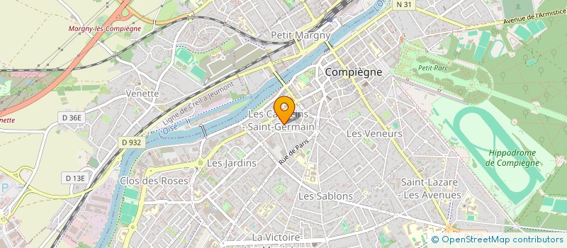 localisation de l'entreprise MONSIEUR PASCAL BERNARD à COMPIEGNE