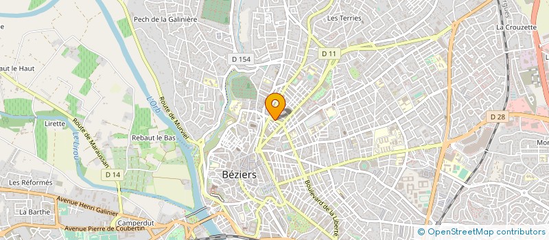 localisation de l'entreprise MONSIEUR PASCAL BERNARD à BEZIERS