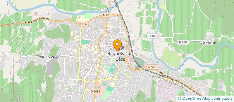 localisation de l'entreprise MONSIEUR PASCAL BERNARD à BAGNOLS-SUR-CEZE