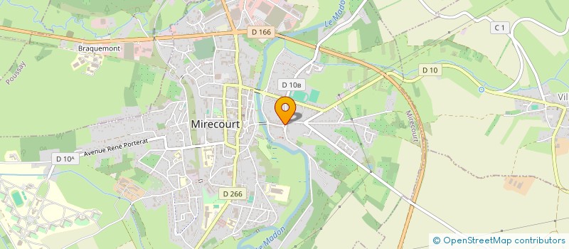 localisation de l'entreprise MONSIEUR PASCAL BERNARD  MIRECOURT