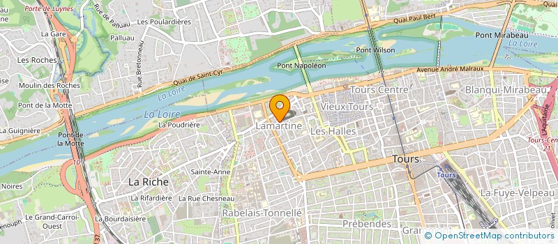 localisation de l'entreprise MONSIEUR PASCAL BERNARDOFF  TOURS