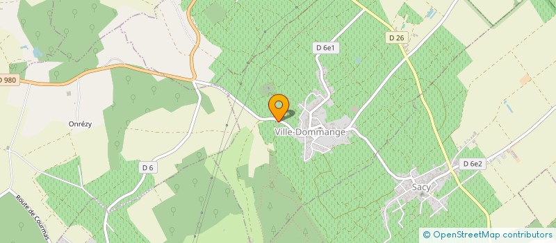 localisation de l'entreprise MONSIEUR PASCAL BERNARDON  VILLE-DOMMANGE