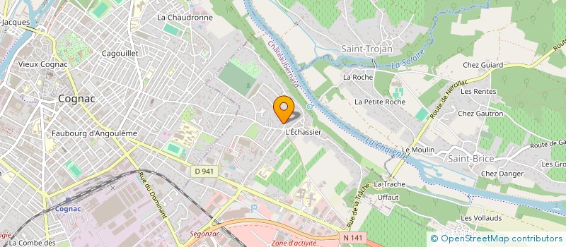 localisation de l'entreprise MONSIEUR PASCAL BERNIER à CHATEAUBERNARD