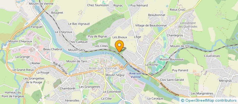 localisation de l'entreprise MONSIEUR PASCAL BERNOTTE à AIXE-SUR-VIENNE