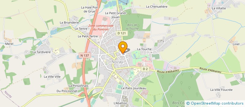 localisation de l'entreprise MONSIEUR PASCAL BERTHEAU  NOZAY