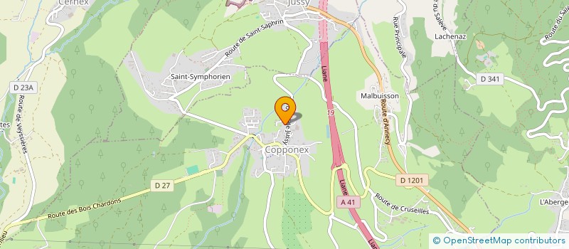 localisation de l'entreprise MONSIEUR PASCAL BERTHOUD  ANDILLY