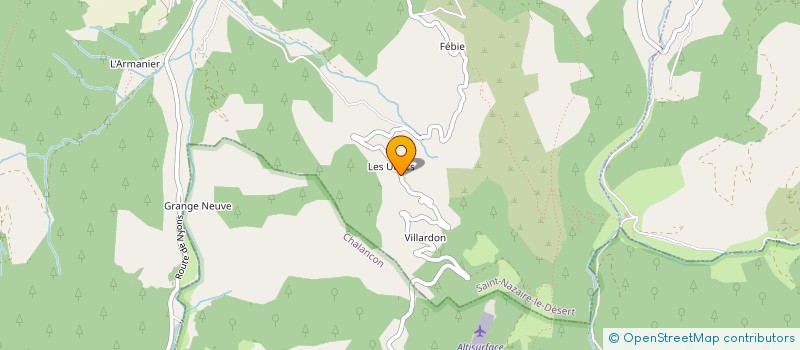 localisation de l'entreprise MONSIEUR PASCAL BERTRAND  SAINT-NAZAIRE-LE-DESERT