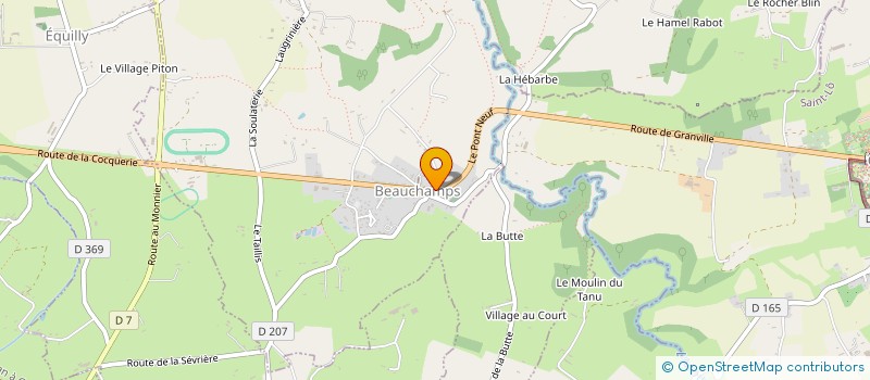 localisation de l'entreprise MONSIEUR PASCAL BERTRAND  BEAUCHAMPS